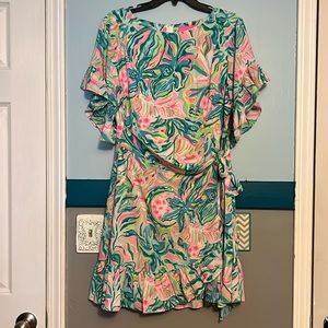 Lily Pulitzer wrap dress size 12